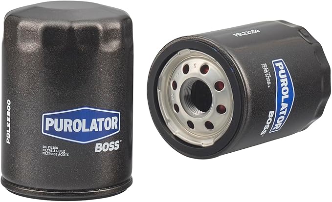Purolator PBL22500 PurolatorBOSS Maximum Engine Protection Spin On Oil Filter Compatible With Ford F-150, Explorer, Edge, Chevrolet Silverado 1500, Traverse, Tahoe, GMC Acadia, Sierra 1500 and Yukon