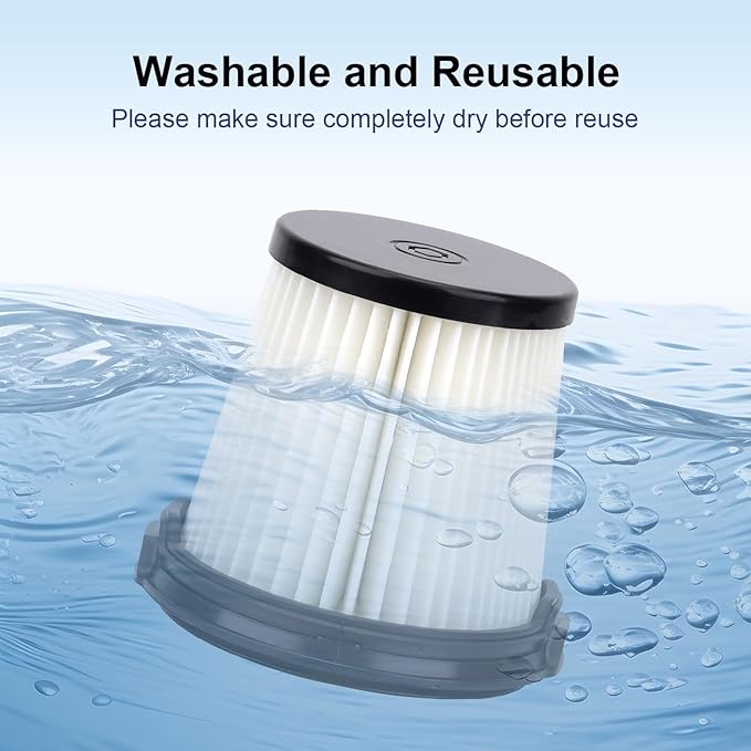 IW3511 BU3521 Filters Replacement Part For Shark IW3511 IW1111 IW1120 Detect Pro Lightweight Cordless Stick Vacuum Cleaner and Shark BU3523 Clean Empty Auto-Empty System Portable Handheld Vacuum,4Pcs