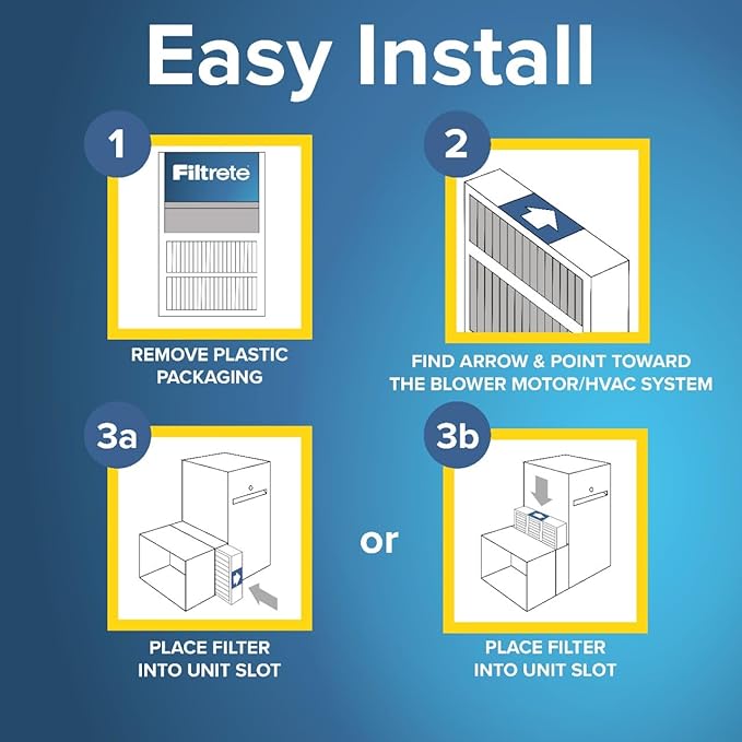 Filtrete 20x25x5 Air Filter MERV 12, MPR 1550 Certified Asthma & Allergy Friendly 1-Pack, Fits Trion AirBear, AC Furnace HVAC Filters, Pleated Electrostatic (Actual Size 19.56 x 24.13 x 4.75 in)