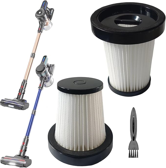 2 Pack A13 Hepa Filters Replacement Compatible with NADALY Cordless Vacuum, Washable and Durable Filters Works with NADALY Stick Vacuum.
