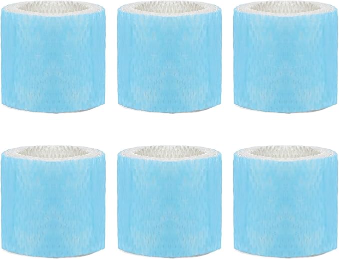 6 Pack Humidifier Filters HAC-504 Replacement for Honeywell Humidifier Filter, Filter A Humidifier Filter Replacement for HCM300/350/600/700 Honeywell Humidifier, Blue