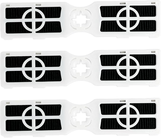 3 Pcs Refrigerator Air Filter Compatible with Frigidaire GRFC2353AD, GRFC2353AD0, GRFC2353AD2, GRFC2353AD3, GRFC2353AF, GRFC2353AF0, GRFC2353AF1, GRFC2353AF2, GRFC2353AF3, GRFG2353AF, GRFN2853AF