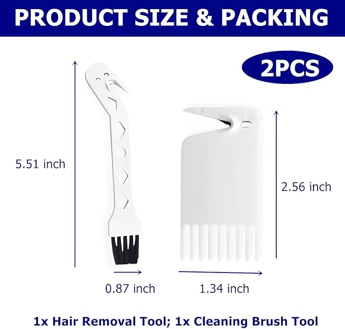 2 Packs Universal Robot Vacuum Brush Cleaning Tool Handheld Vacuum Cleaner Brush Kit Compatible with j7,i7,s9,i4,i3,694 Series Robot Vacuum