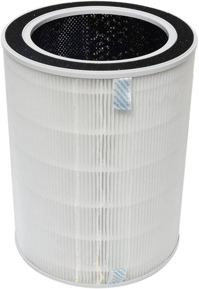 PUREBURG NDAP-01 Replacement Filter Compatible with Hestom NDAP-01 NDAP-02 Home HEPA Air Purifiers Part VK-6052,H13 HEPA 4-Stage Filtration Activated Carbon