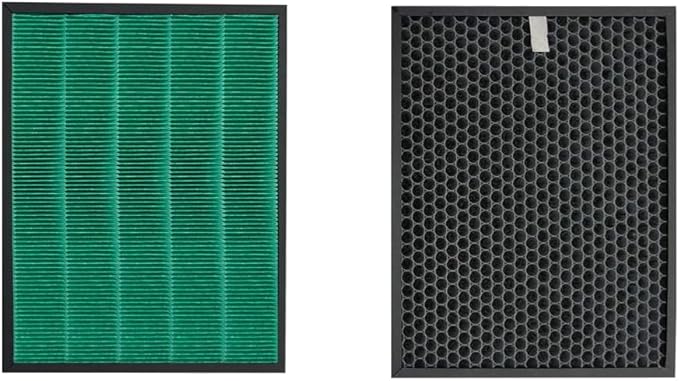 Fette Filter - 400/400S Replacement Filter compatible with Coway AIRMEGA Max2 400 400S 400(G) 400S(G) Max2 Green and Active Carbon Filter Set, AP-2015-FP, 2 Pack