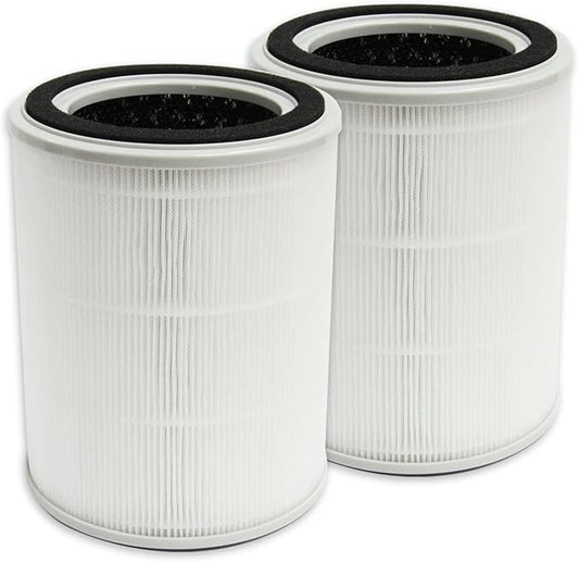 PUREBURG TPAP001 Replacement Filter Compatible with TOPPIN Comfy Air C2 Air Purifier,2-Pack H13 True HEPA Activated Carbon 2-in-1. Does not Fit Comfy Air Bridge series.