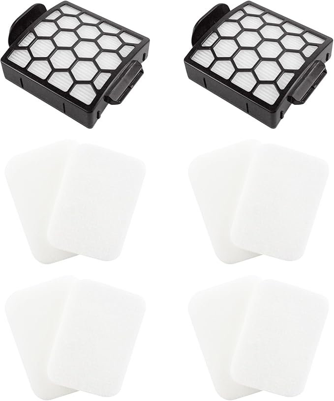Replacement Filter for Shark NV181 Navigator Swivel Pro Upright Vacuum (2 HEPA Filter 4 Foam Filter 4 Felt Filter)