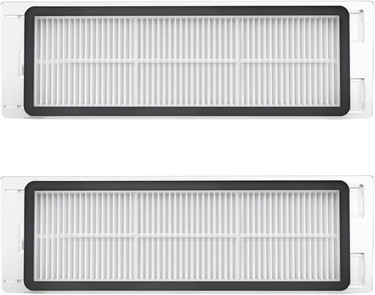 roborock 2 Pack Washable Filter for C1, E2, E3, E4, E5, S4, S5, S5 Max, S6, S6 Pure, S6 MaxV and Q5 Robot Vacuum Cleaners, High Efficiency Filters Replacement Parts