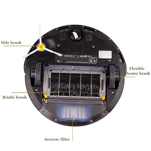 I clean iRobot Roomba 675 Replacement Parts, Robot Vacuum Parts Fit for Roomba 690 675 650 605 680 660 595 585 564 552 Robotic Vacuum
