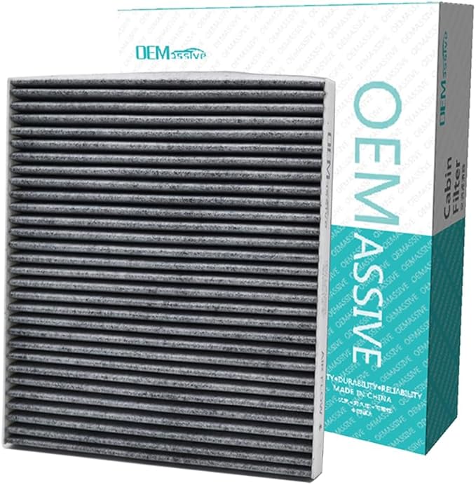 CF10709 Cabin Air Filter for Hyundai Genesis Tucson Coupe Accent Veloster i40 Verna for Kia Forte Rio Rondo Sportage Replace# 97133-2E200 Auto Cabin Filter with Activated Carbon