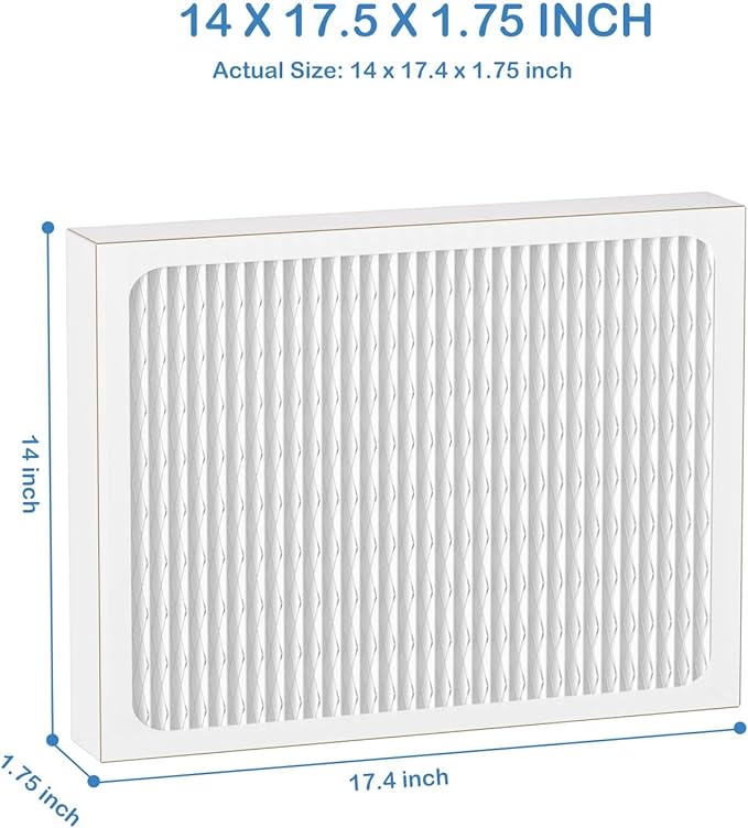 14 x 17.5 x1.75 MERV 13 Replacement Dehumidifier Filter Compatible with Santa Fe Advance90, Advance100, Advance120, Honeywell DR90 & DR120 dehumidifier Models, 2 Pack