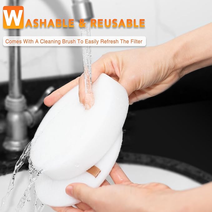 AZ2002 Vacuum Filter Replacement for Shark Vertex DuoClean PowerFin Upright Vacuum AZ2000, AZ2000W, AZ2002, UV2500,Replace Part XFFKAZ2000, 3 Foam & 3 Felt Filter Kit
