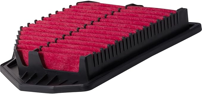 HIGHFLOW High Performance, Pre-Oiled Disposable Engine Air Filter PA99082X | Fits 2015-2016 Hyundai Genesis, 2017-2020 Genesis G80