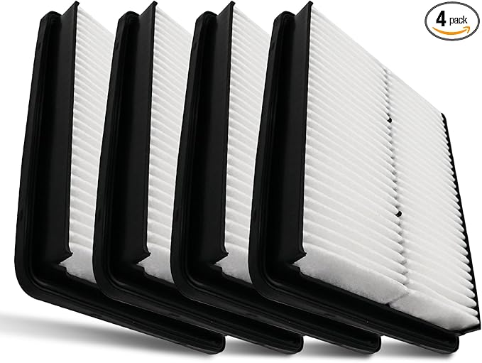 Premium Engine Air Filter for My Car, Automotive Replacement Air Auto Filters for Hyundai Azera/Sonata/Santa Fe, for Kia Cadenza/Optima/Sorento (4 pce)