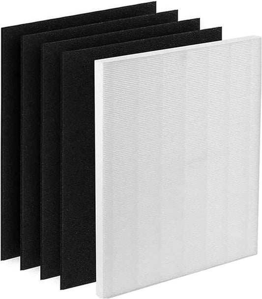 D360 Replacement Filter D3 Compatible with Winix D360 Air Purifier, H13 True HEPA + 4 Pack Activated Carbon Filters, Part Number 1712-0101-02