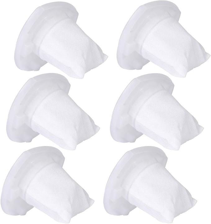 6 Pack Replacement Filter Compatible with Black & Decker VF110 Dustbuster Cordless Handheld Vacuum CHV1410L CHV9610 CHV1210 CHV1510 CHV1410 CHV1410B BDH2000L, 90558113-01