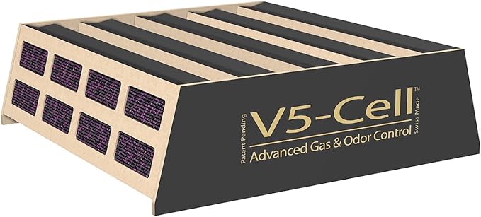 IQAir V5-Cell Filter - Genuine Replacement Air Filter HealthPro Plus - Activated Carbon & Alumina Filter for Versatile Gas and Odor Control - Swiss Made Filters for Air Purifiers