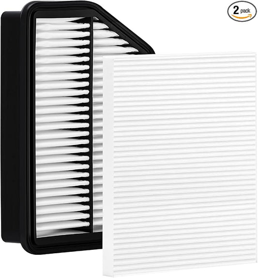 White Cabin Filter & Engine Air Filter Kit for Hyundai Tucson 2015 2014 2013 2012 2011 2010