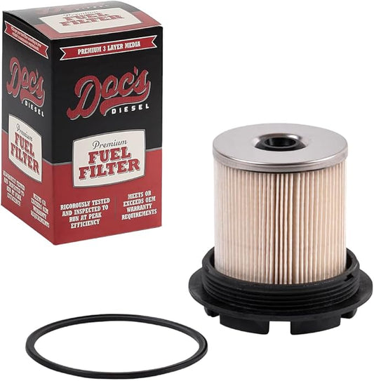 Doc's Diesel Fuel Filter DCS7715OE | Compatible with Ford F250, F350, E350, Econoline Super Duty 1995-1998, Ford F250, F350, E350, Econoline Super Duty 1995-1998 | Replaces FD4595