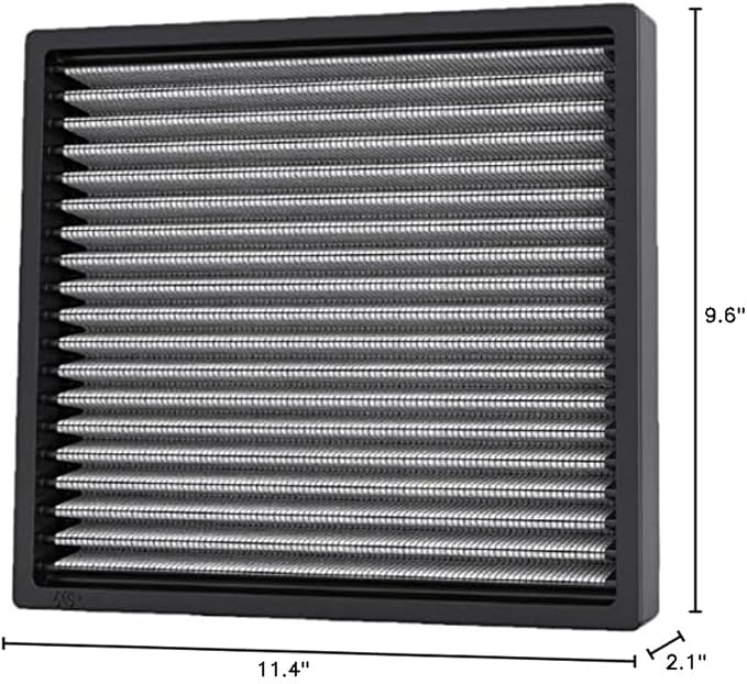 K&N LIFETIME Cabin Air Filter: Premium, Washable, Clean Air for your Cabin: Compatible with 2006-2024 DAIHATSU/Jaguar/Land Rover/Lexus: (See Producr Descriptions for Select Models), VF2000