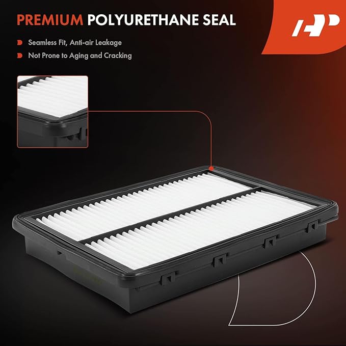 A-Premium Engine Air Filter Compatible with Hyundai Santa Fe 2019-2020, Palisade, Santa Fe Sport & Kia Sedona 2015-2021, Sorento 2016-2020, Telluride 2020-2023, Rigid Panel, Replace# 28113A9100