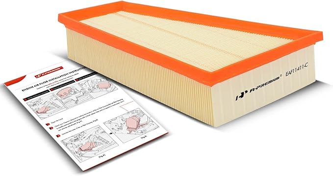 A-Premium Engine Air Filter Compatible with Infinit QX30 & Mercedes-Benz W205 B250, CLA250, GLA250, 2013-2020, Flexible Panel, Replace# 2700940004