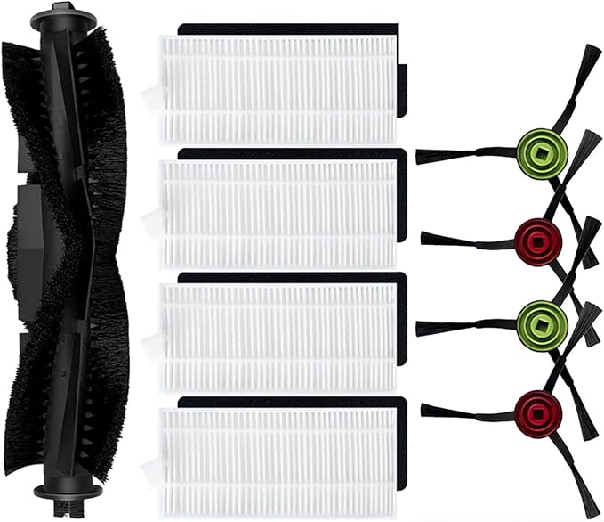 9PCS Accessories Set Replacement for Lubluelu SG60 SL60D SL61 Robot Vacuum Cleaner Spare Parts, Roller Main, Side Brush, Hepa Filter