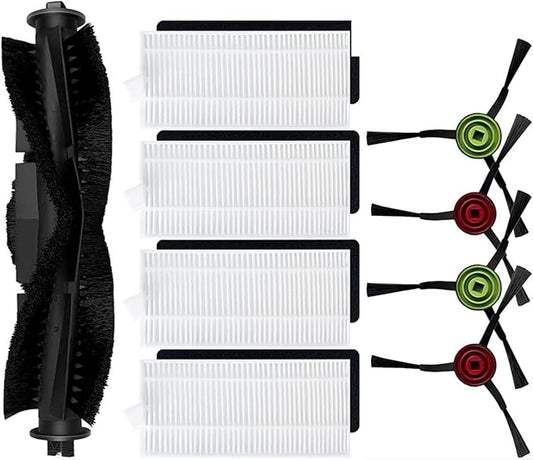 9PCS Accessories Set Replacement for Lubluelu SG60 SL60D SL61 Robot Vacuum Cleaner Spare Parts, Roller Main, Side Brush, Hepa Filter