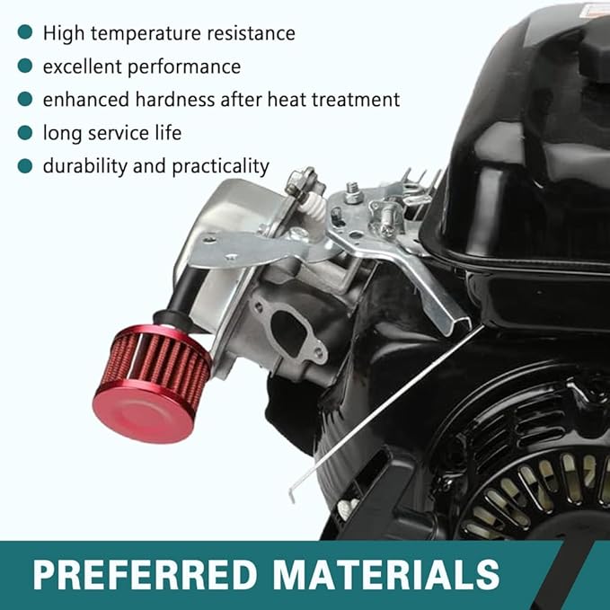 12mm Air Filter Intake Filter Breather, Valve Cover Breather, Mini Universal Motor Cone Cold Clean Air Intake Filter Turbo Vent Breather, Vehicle Engine Air Filters Suitable for Cars Motorcycles