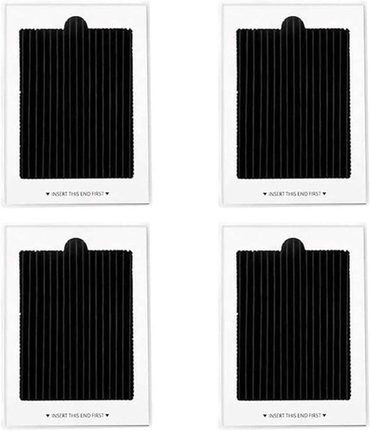 4 Pack Refrigerator Air Filter Replacement, Carbon Activated Refrigerator Air Filter Compatible with Frigidaire and Electrolux, Replaces SCPUREAIR2PK, EAFCBF, 242061001, 242047804