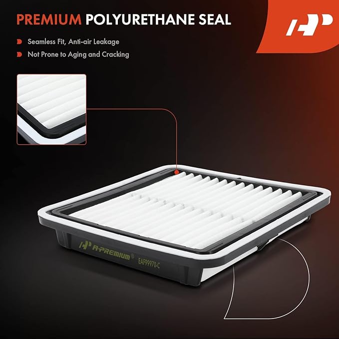 A-Premium Engine Air Filter Compatible with Subaru - Impreza(2008-2016), Legacy(2005-2019), Outback(2005-2019), WRX(2013-2021), Forester(2009-2018), Tribeca(2008-2014)