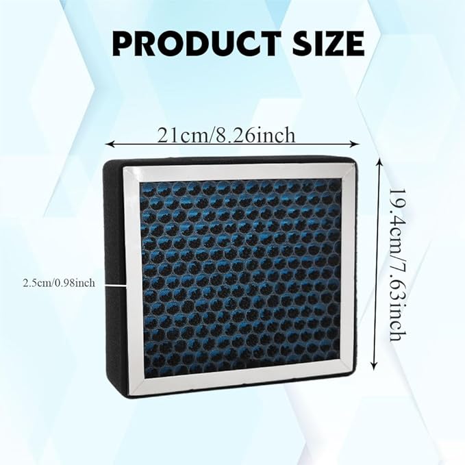 Cabin Air Filter, Air Conditioner Cabin Filter, Activated Carbon Car Fresh Breeze Replacement Compatible with 4Runner RAV4 Tundra Camry Lexus, Replaces OEM# CF10285, 87139-02020
