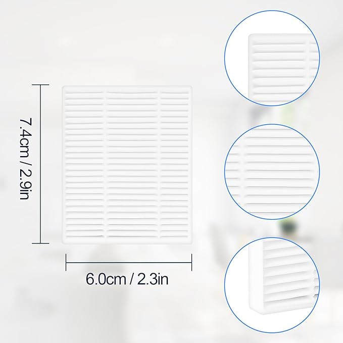 Hepa Filter Accessories Compatible with Roborock Q7 M5/Q7 M5+/Q7 L5/Q7 L5+ Robot Vacuum Cleaner Replacement Parts Filter Household Cleaning Sweeper Filter, Filter Washable and Reusable
