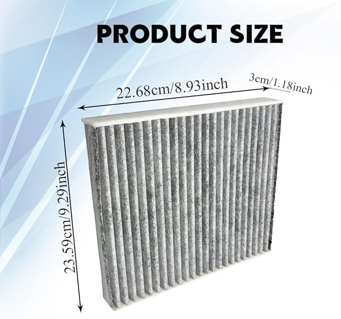 CF10134 Cabin Air Filter includes Activated Carbon, Automotive Replacement Passenger Compartment Air Filters, Car Accessories Auto Compartment Filters Replaces for Civic Accord TLX RDX
