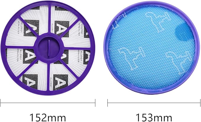 WuYan Front & Back HEPA Filter Kit for Dyson DC19 DC20 DC21 DC29 Pre & Post upper & lower Motor Filters Vacuum Cleaner Replacement Part