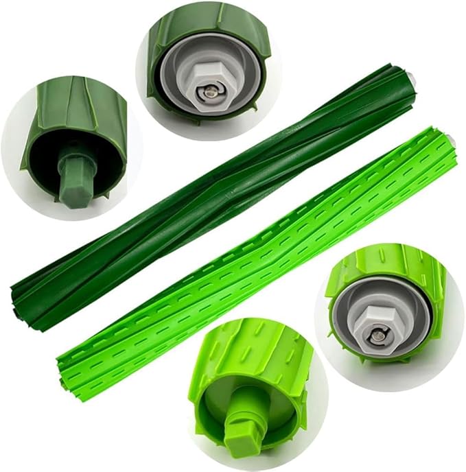 Replacement Parts Fit for iRobot Roomba s9 (9150) s9+ (9550) s Series Wi-Fi Connected Robot Vacuum Kits (2 Rubber Brushes, 4 Filters, 6 Side Brushes)