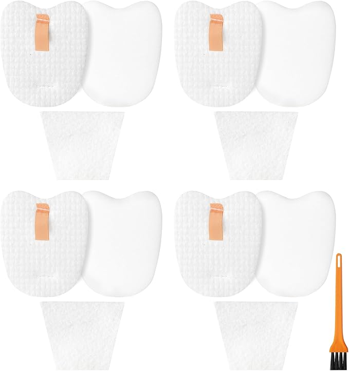 HV322 Filter Replacement for Shark Rocket Vacuum HV345 HV320 HV321 UV330 UV480 UV422 ZS350 ZS351 ZS352, Parts XPMFK320 & 1084FTV320, 4 Foam & Felt Filters and 4 Post Filters