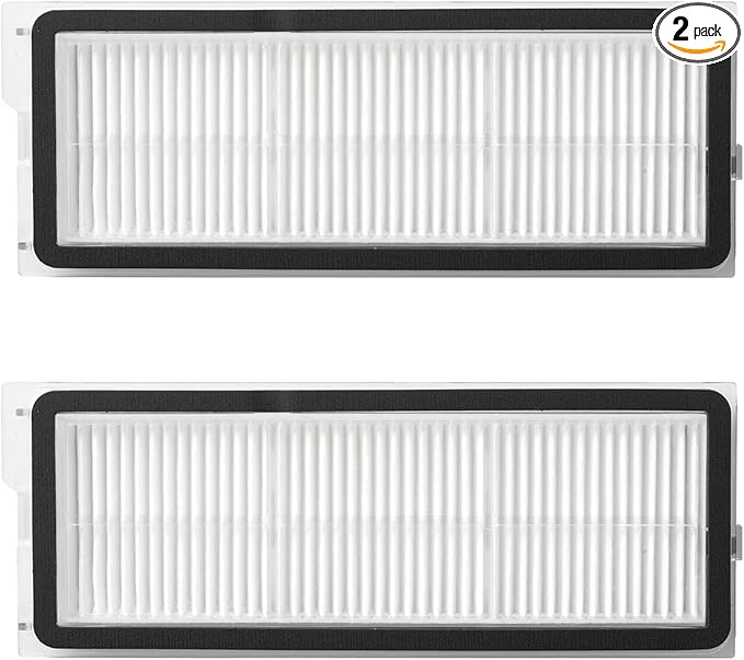 roborock 2 Pack Washable Filter for Roborock Qrevo MaxV, Qrevo S, Qrevo Plus, Qrevo Pro, Qrevo Curv, Qrevo Curv S5X, Qrevo Edge, Qrevo Edge S5A QV 35A Robot Vacuum Cleaners