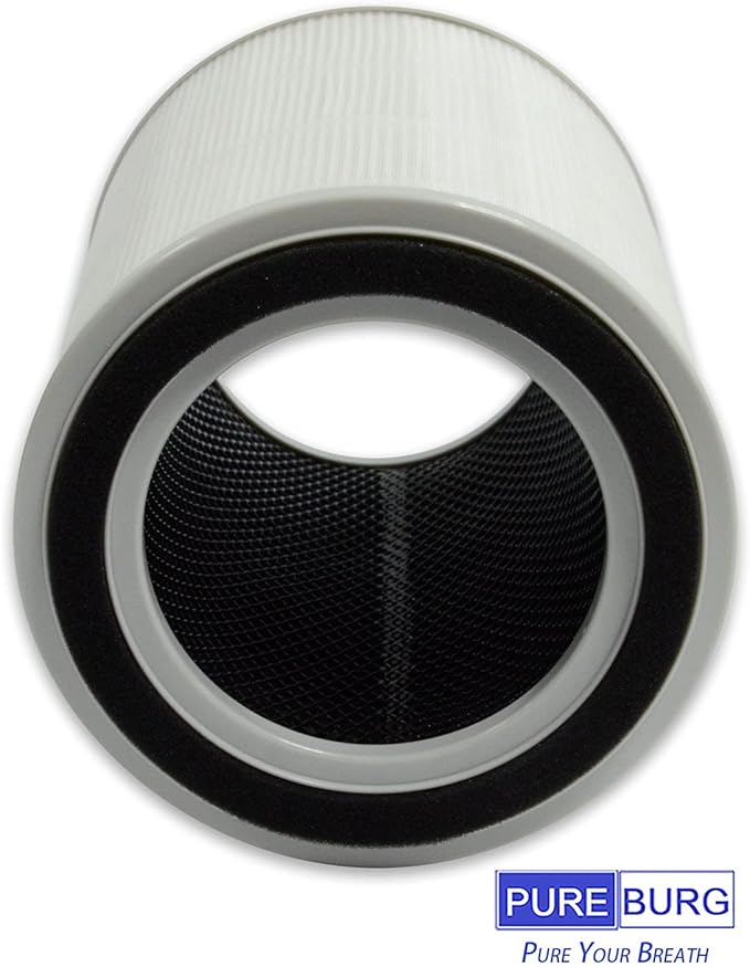 PUREBURG TPAP001 Replacement Filter Compatible with TOPPIN Comfy Air C2 Air Purifier,2-Pack H13 True HEPA Activated Carbon 2-in-1. Does not Fit Comfy Air Bridge series.