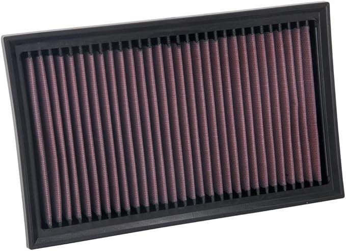 K&N High-Flow Original Lifetime Engine Air Filter: Increase Power: Premium, Washable: Compatible with 2018-2025 Volkswagen: Bora, Golf, Jetta, Taos, 33-5084