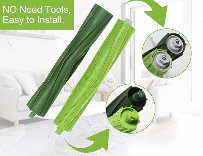 iRobot Roomba E Series i3+i7+i7+ i4+i4+ Accessories: Replacement Rubber Brushes, Filters, Edge-Sweeping Brushes, Dust & Dirt Disposal Bags