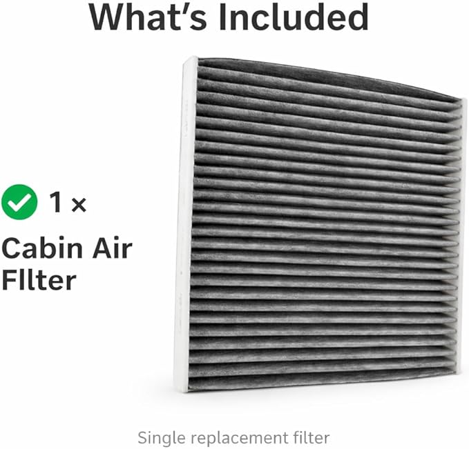 Cabin Air Filter Replacement for Hyundai and for Kia Models, Fiber Media, Panel Style, Fits Elantra Sonata Tucson Kona Santa Fe Sportage Sorento EV6 EV9 BI-TRUST XDC00039