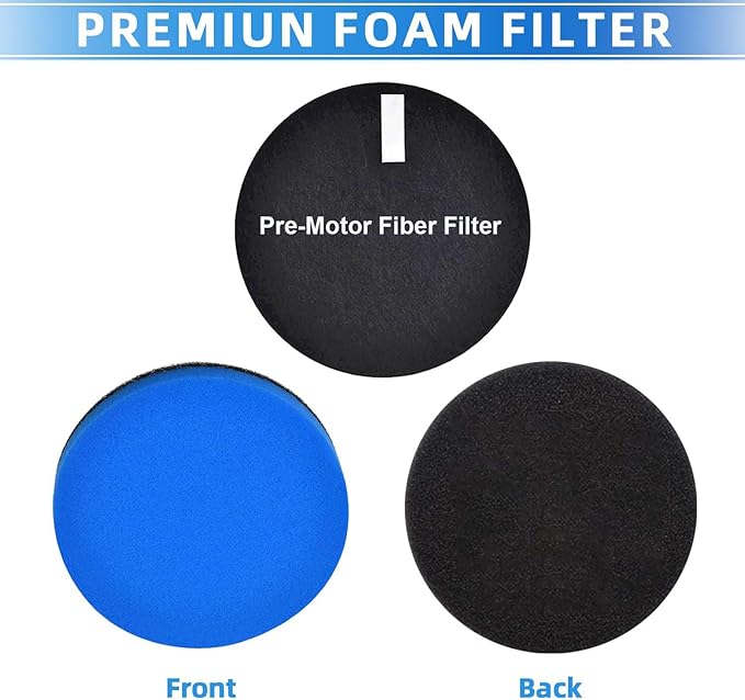 Style 12141 Scented Replacement Filter: for BISSELL Febreze 1214 Cleanview & PowerGlide Pet - Replacement Air Filters Odor Eliminator - 4 sets Long-Lasting Fragrance