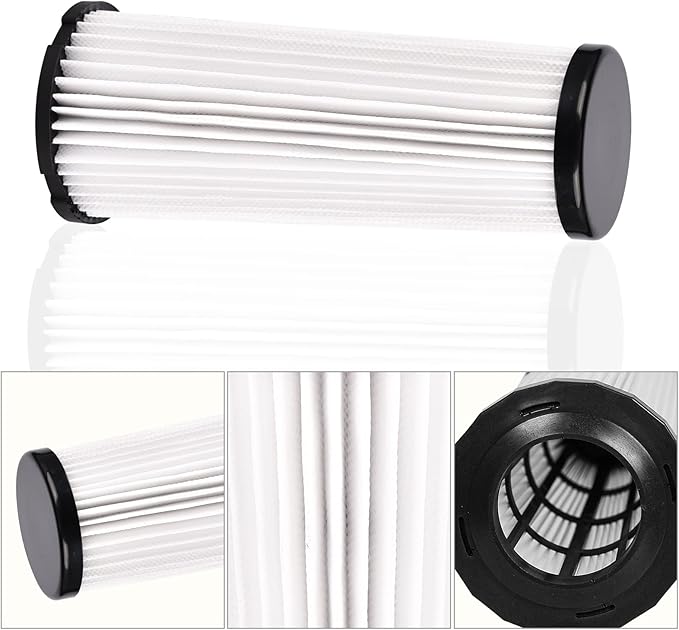 SaferCCTV Replacement Vacuum Hepa Filter for Dirt Devil F1 Vacuum Filter 3JC0280000 2JC0280000 Compatiable with Featherlite, Jaguar, Bagless Extra Light, Scorpion (3 Pcs)