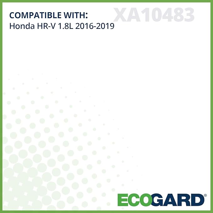 ECOGARD XA10483 Premium Engine Air Filter Fits 2016-2022 Honda HR-V (Pack of 6)