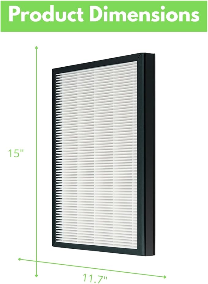 Nispira HEPA Filter Replacement Compatible with Coway Air Purifier AP-1012GH, 1 Pack