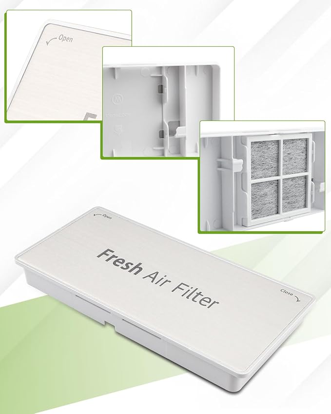 1Pack ADQ75493301 Refrigerator Air Filter Cover Fit for LG Refrigerator Models LRFDS3016S LRFDS3006D LRFDS3016D LLMXS3006S LRFDC2406D LRFDC2406Sv