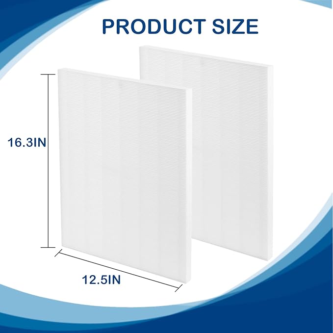 115115 Size 21 Replacement Filter A Compatible with Winix C535 C909, Winix PlasmaWave 5300, 6300, 5300-2, 6300-2, P300 Plasma wave Air Cleaner Purifier, True HEPA Filter Only 3 Pack