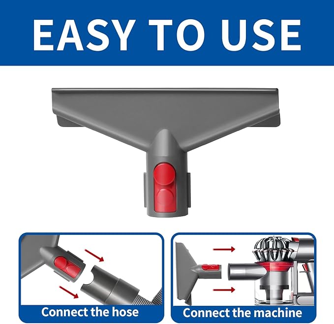 Mattress Tool Kit with Extension Hose and Quick Release Button Compatible with Dyson V7 V8 V10 V11 Cordless Vacuums