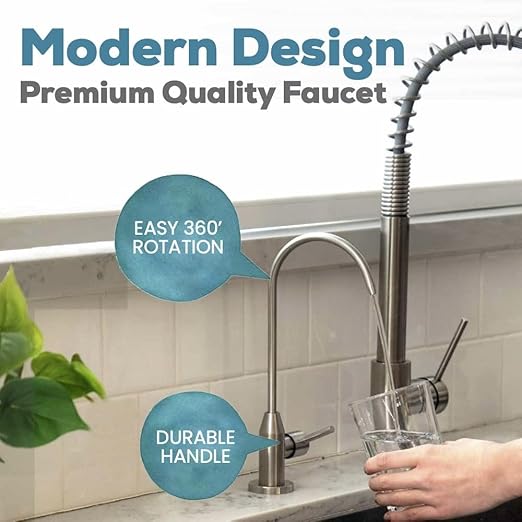 AquaTru Under Sink Reverse Osmosis Water Filter System | Certified to Remove Lead, Chlorine, Fluoride, PFOA, PFOS and More for Pure Great-Tasting Water (AquaTru Under Sink)